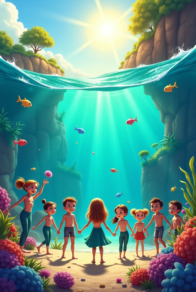 Create a Little Mermaid Olympics Team for Kids
