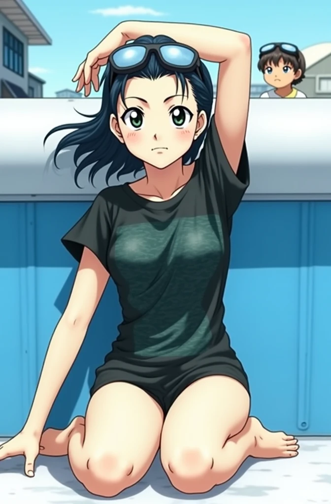 (SamMansonWaifu:1), cute, smile, sexy pose, looking at viewer, :D, (crop top, skirt, choker, thighhighs:1.2), from below, from side, breast focus,
(realistic:1.2), (realism), (masterpiece:1.2), (best quality), (ultra detailed), (8k, 4k, intricate),(full-body-shot:1),(Cowboy-shot:1.2), (85mm),light particles, lighting, (highly detailed:1.2),(detailed face:1.2), (gradients), sfw, colorful, detailed eyes,
(detailed ladscape, street, urban, city, buildings:1.2),(detailed background),detailed landscape, (dynamic angle:1.2), (dynamic pose:1.2), (rule of third_composition:1.3), (Line of action:1.2), wide shot, solo, daylight,
<lora:SamManson_character-20:0.7> <lora:AnimeStyleLora_v10ForAOM3A1:0.8>