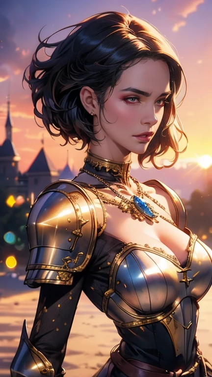 3D render highly detailed, so cute beauty young woman in a refined wonderful orned armor, detailed perfect face, soft lighting "HDR lightning", intricate artwork masterpiece, magazine, vogue painting, intricate body, ultra high quality model, octane render perfect , 8k, sharp focus, midnight aura, cinematic illumination