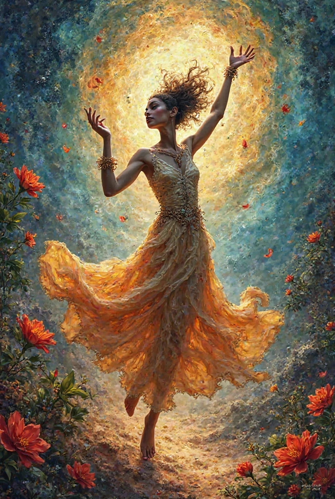 (dancing glass woman sculpture with flowing tango skirt:1.2) with condensation and refreshing beauty in the bombastic with smoke and the sunset shining you a happy dusk, high detail high definition photograph or immense resolution and intricate captures, dogde and burn style professional photo grading, sharpened, and material surface properties