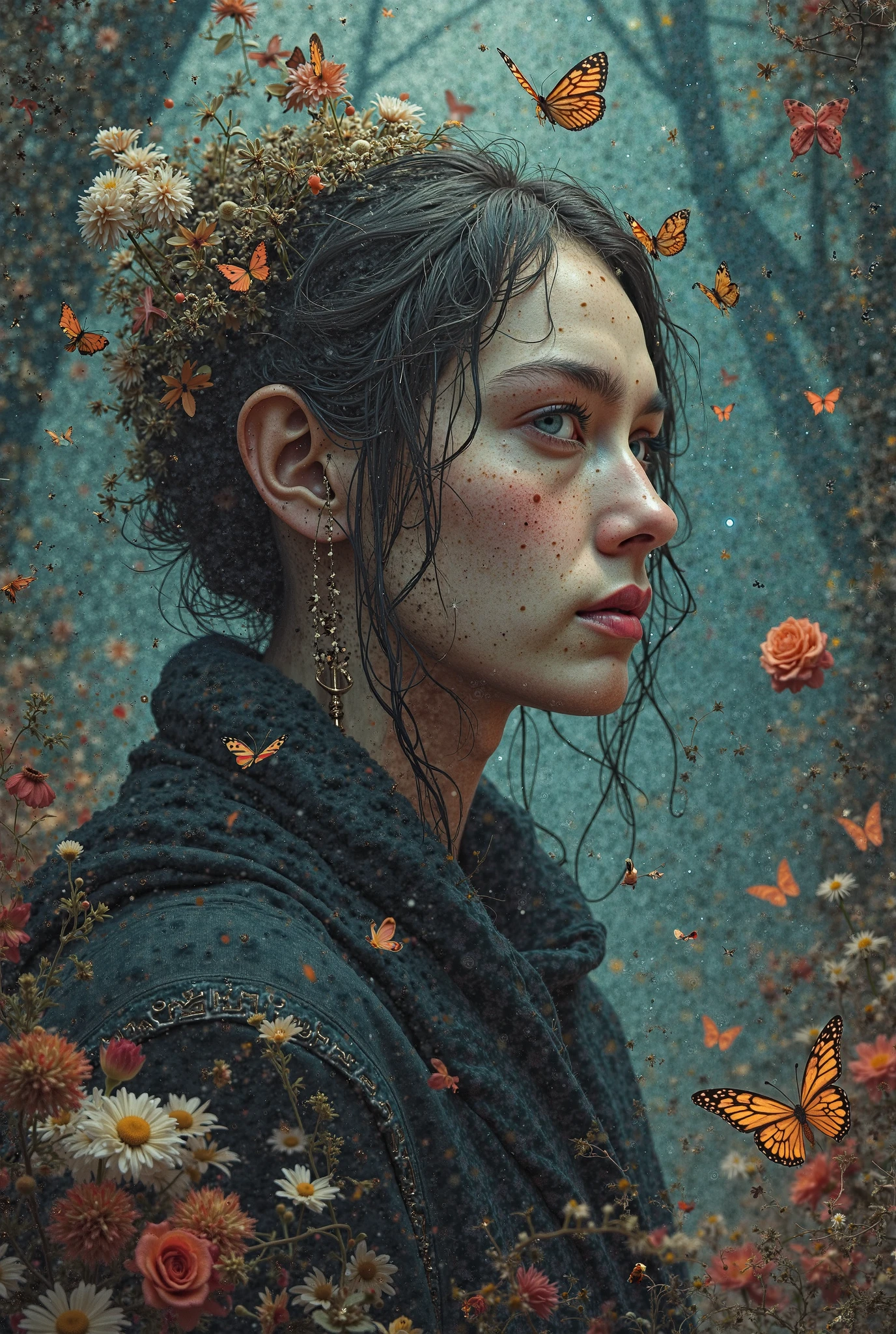 a portrait of elizabeth olsen