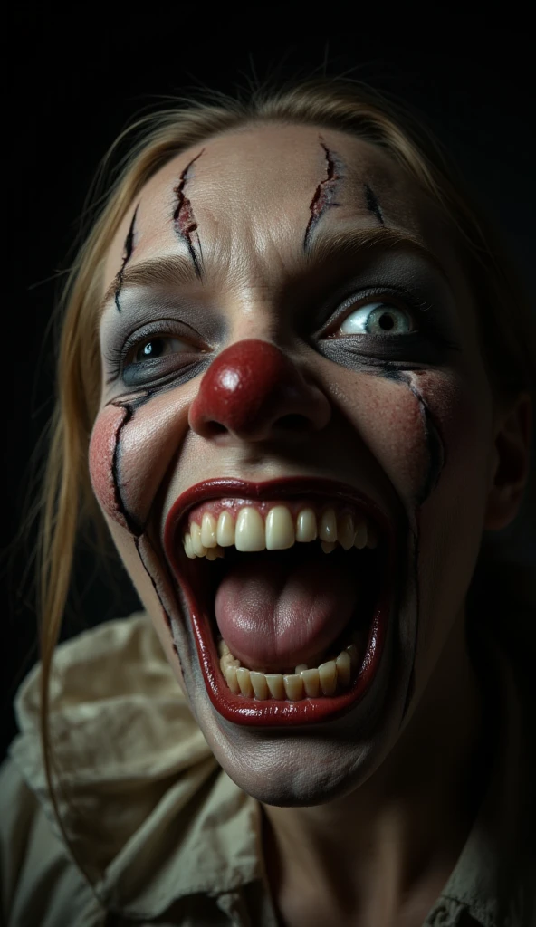 Make a scary image saying how are you keny?