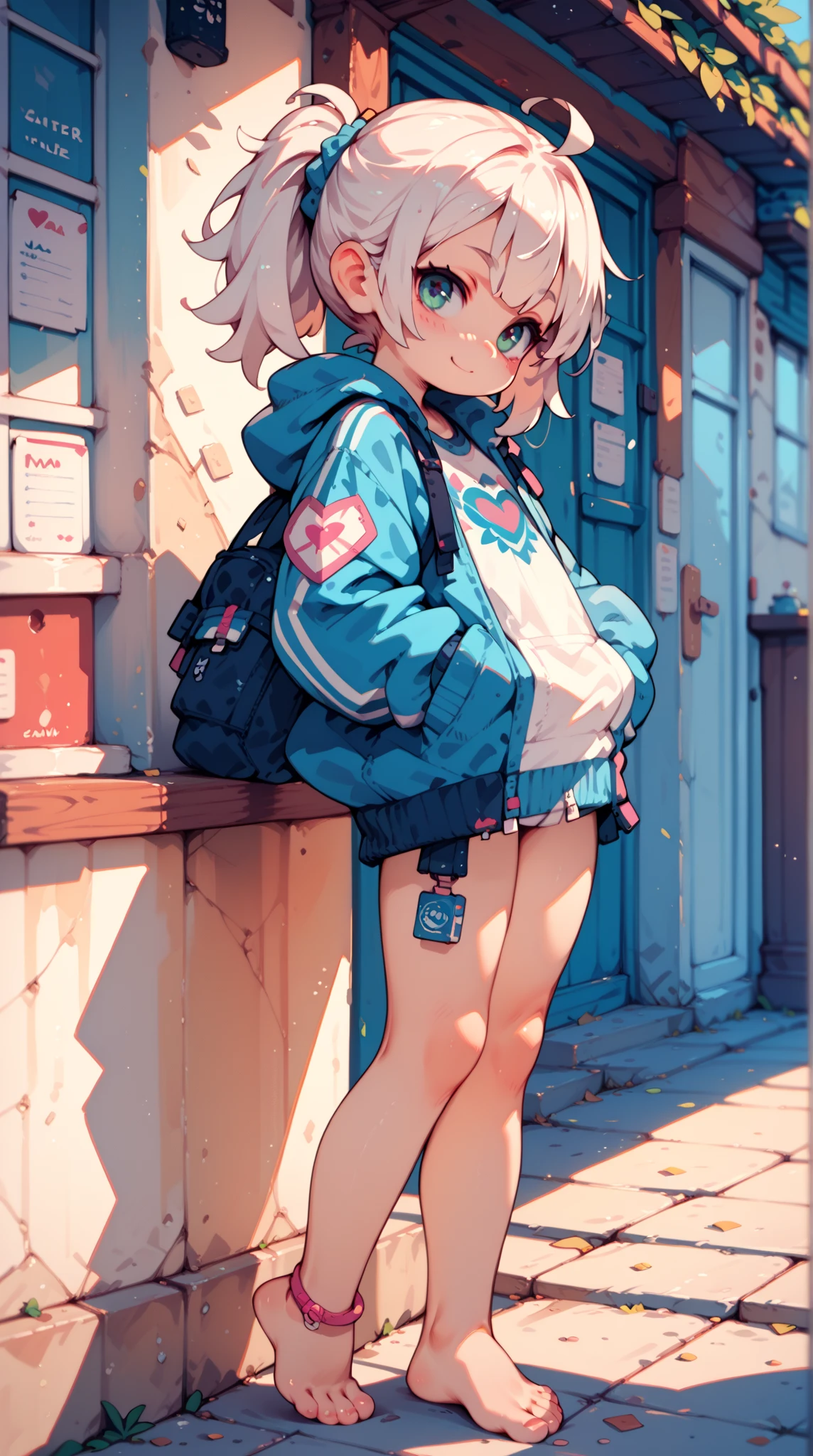 score_9,score_8_up,score_7_up,score_6_up,score_5_up, ,, highres,8k,official art, pale skin, shiny skin, full body, multiple views,loli,cute,kawaii, virtual youtuber,
