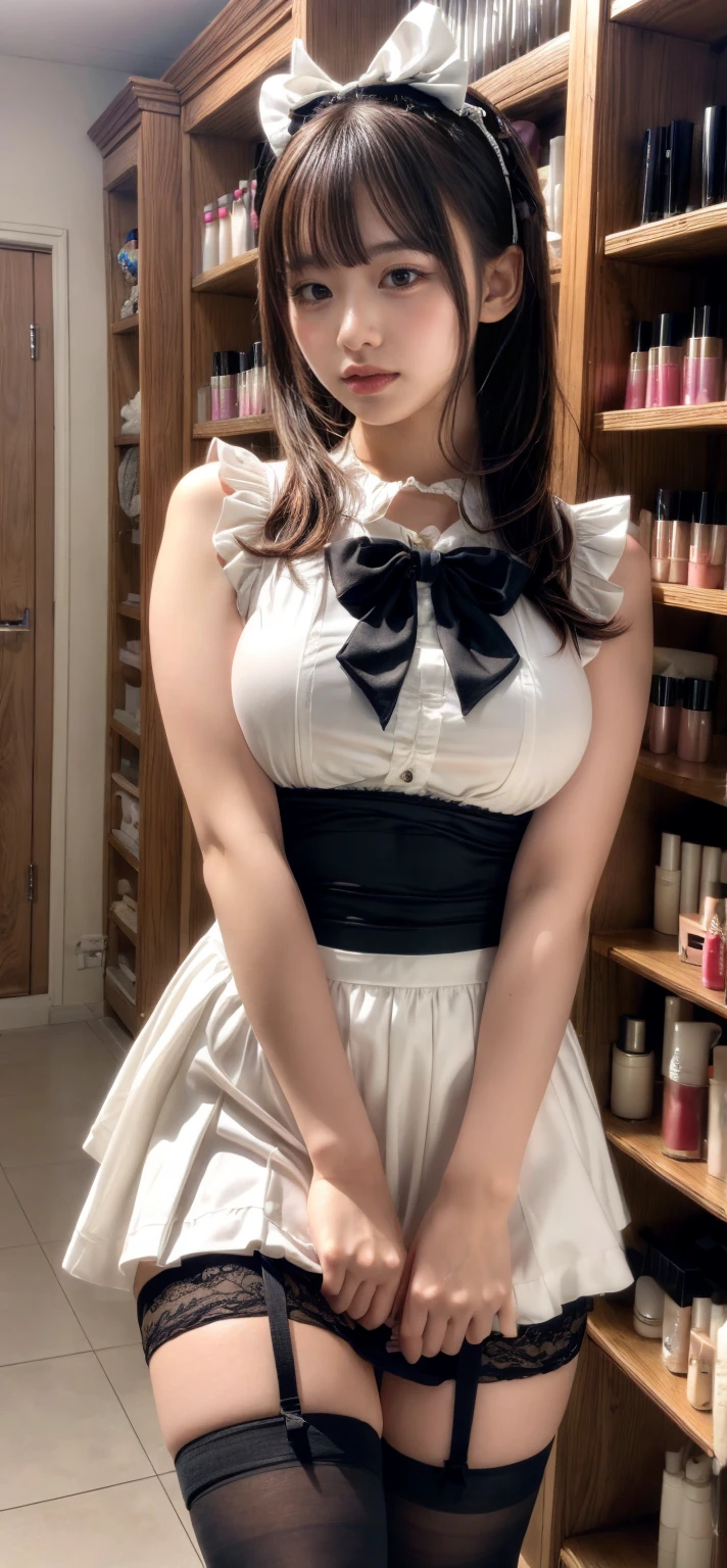 Belgium sexy hot cute, horny 50 years old big busty aunty in white-red colour short tutu dress and long sexy black Ponytail hairstyle showing her full body structure by dancing in her sexy pink room.