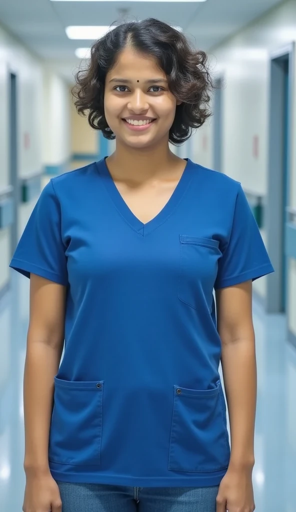 Esposa, medic, Broen Cabelo Curto, Mulher americana bonita,27 anos, Behind the desk, Casaco branco comprido, Bom Snile, look good in front of the camera, Background Story: - Hospital das Trevas ,