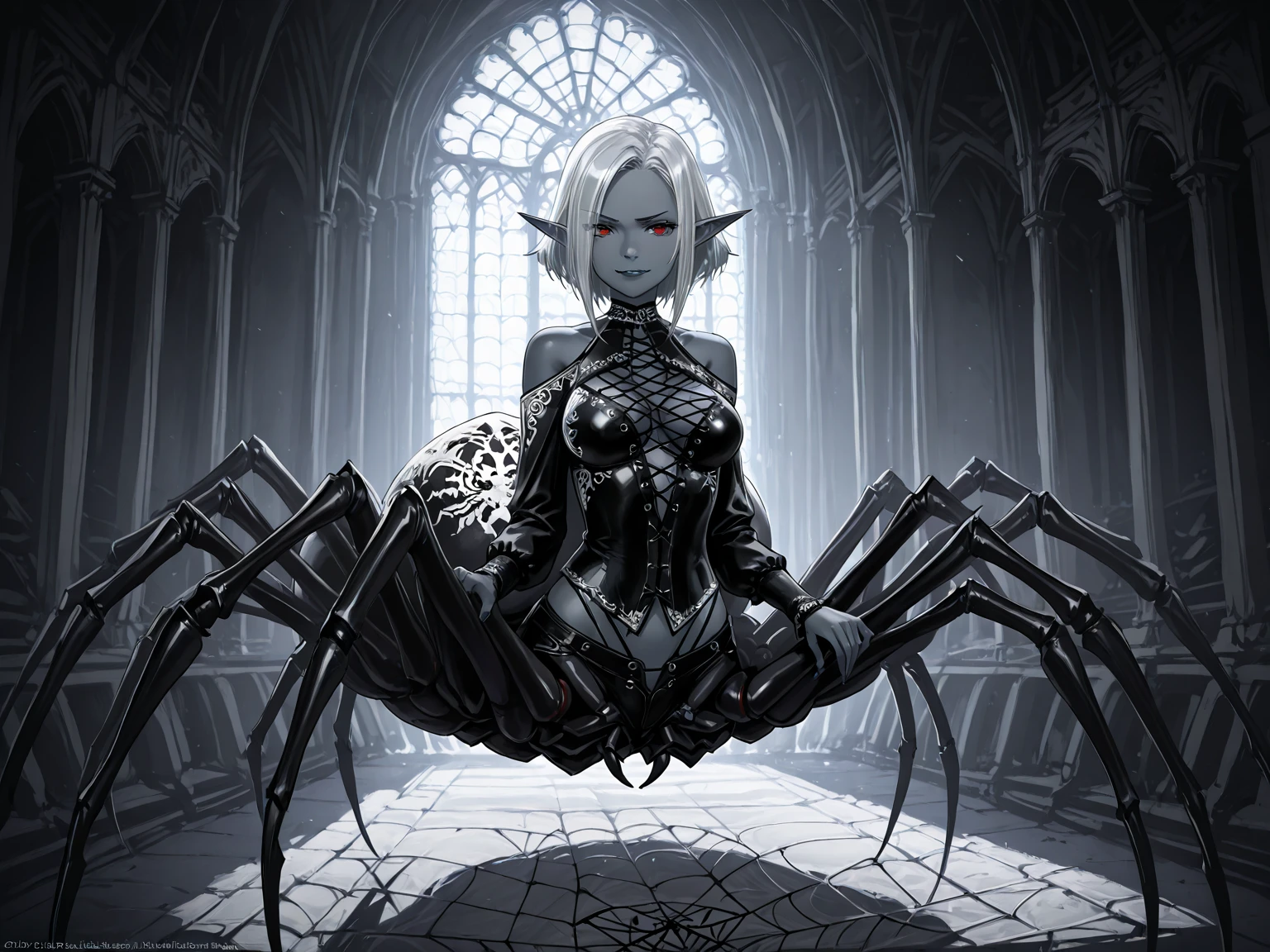 masterpiece, top-quality, Hi-Res, (((Ram))), (((Ram(Re:Life in another world starting from scratch)))), ((((((Evil Fall)))))),(((((((Creatureization))))))), (((((Parasitized))))),(((((tentacle clothes))))), ((((((Leotard))))), ((((Futanari )))), (Hollow eyes), (((Colossal tits))), (((neck tie))), (((((1girl in))))), (((((独奏))))), (((Standing picture))),(((((A pink-haired))))), white thighhig, (((short-hair))), red eyes, Hair above one eye, ((frilld)), ((garter strap)),full-body view, Expressionless evil,(((Parasitic tentacles))),(((Tentacle))),((( under clothes)))