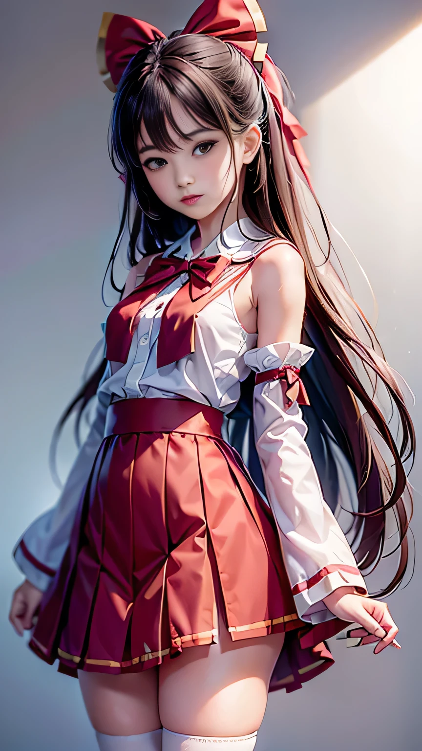 a 5 years old girl , beautiful, long hair ,half body shot, looking at the viewer, masterpiece, best quality, super detailed.
