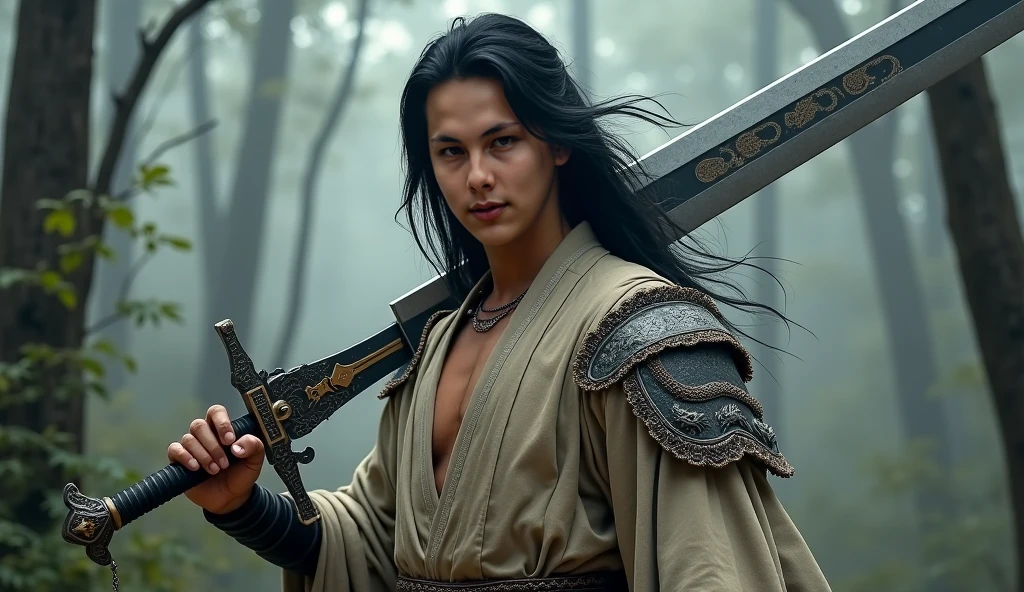 Candlelight in a medieval setting, super sharp focus, realistic lens, Medieval women's clothing, Four colors (Scar:1.4)，((best qualtiy, 8K, tmasterpiece:1.3)), Focus:1.2, perfect bodies，Highly detailed facial and skin texture, 詳細な目，Dark skin，,(Open-mouthed:1.3)，Official art under a blue sky, (Extremely detailed CG unified 8K wallpaper),Stand in the sky，Pure background， 1 man，(((face))），Young and handsome face，HD face， [:(The facial details are frightening:1.2):0.2]:full bodyesbian，standing on your feet，Slaughtered fangs, horror fantasy art, author：Alexi Bricklot, horror concept art,Angry King Ming，Be strong and brave，Canine teeth exposed，Hair stands on end，Eight arms，He had a trident in his hand, Respectively，The sword，pestle，the bow，arrow，hand seal，Each foot is stepped underneath，The silhouette of the body is on fire，Hot，Light, an ultrafine detailed painting, Realiy，photorealestic，professional photoshooting，tmasterpiece，超高分辨率，without a beard，nice hand，Good feet，Vajra Lux，King Ming，（Three-eyed god Yang Jian mythical character），（Three heads and six arms）（Yang Jian has three heads and six arms），Solo, Swarzenegger's muscles, Skirt made of tiger skin，Wear tiger fur，Tiger-like teeth，Zombie teeth，theelementoffire，The fire roared behind him，Hellfire，asura from chinese myth，firemage，by Yang J，holy fire spell art，com um rosto quadrado，oguchi，Strong muscles， (Photorealistic:1.4), (Masterpiece), (Best quality:1.2)，Light and shadow tracking，Super HD，theelementoffire，asura from chinese myth，by Yang J，holy fire spell art