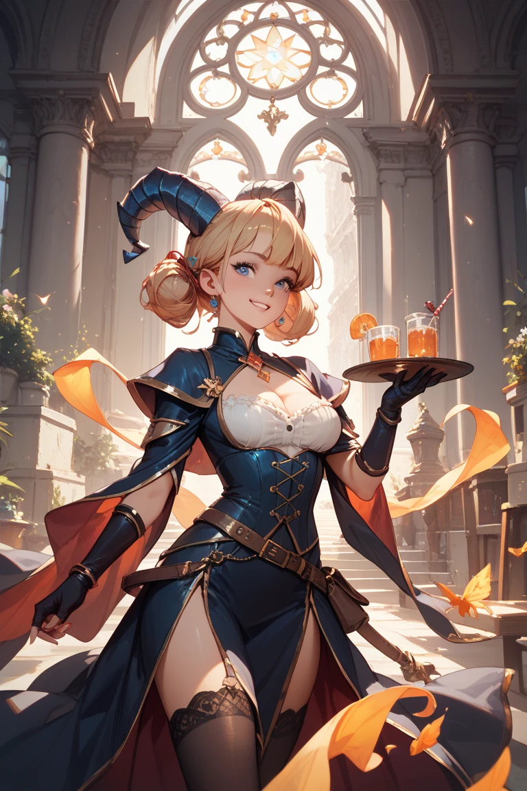 full body,1girl,laughing, visible teeth, detailed teeth,
<lora:Hecate:1>,hecate,orange eyes,blonde hair,fox ears,cat eyes,black dress,ahoge,ornaments,long hair,hekate_(granblue_fantasy),
Ultra-detail,(highres:1.1),best quality,(masterpiece:1.3),cinematic lighting,