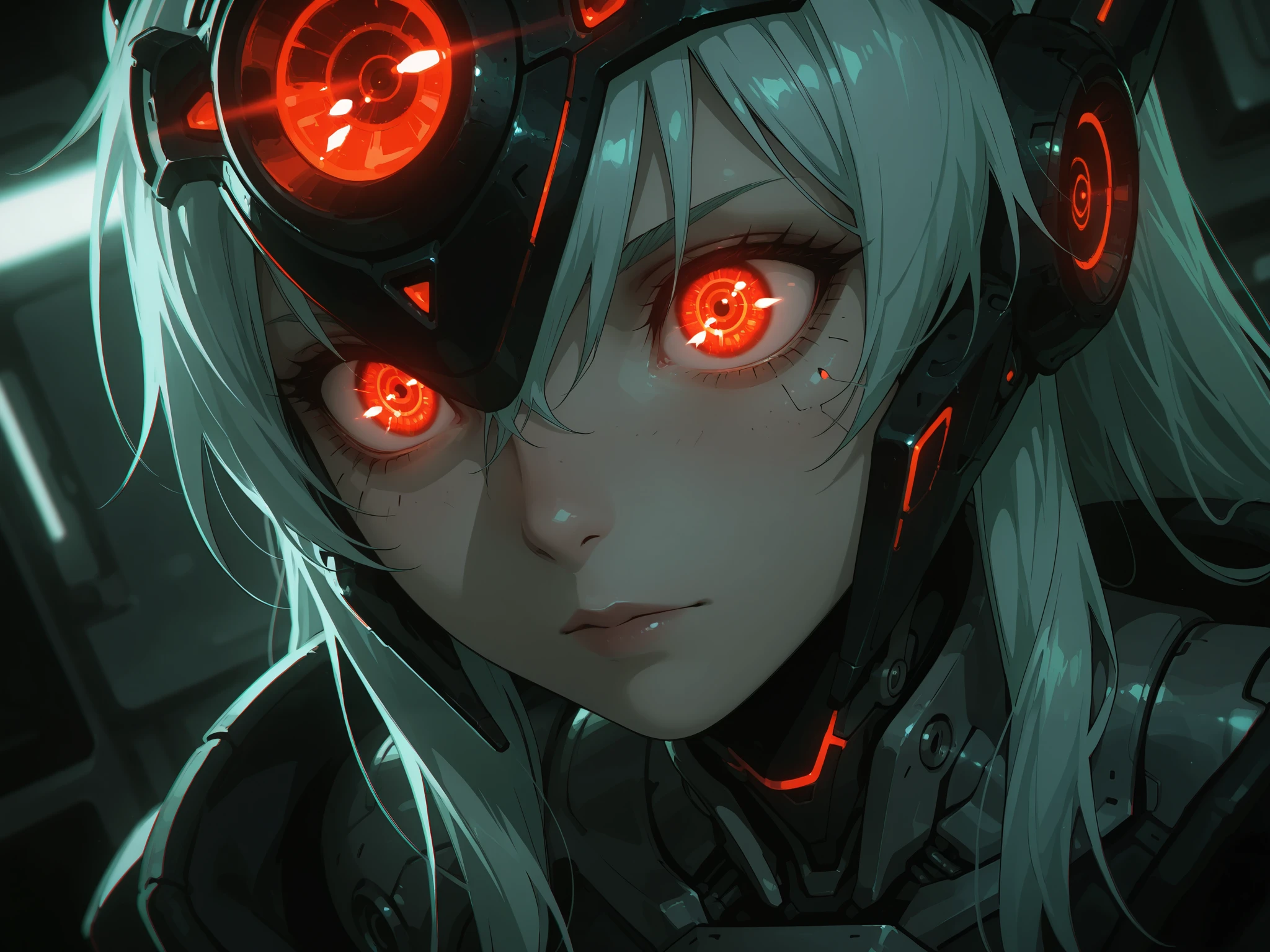 score_9, score_8_up , score_7_up , UHD, Masterpiece, amazing quality, very aesthetic, absurdres, ultra-detailed, break, masterpiece, best quality, ultra-detailed, 8k, illustration, (Cyborg's Eye:1.5, Cybernetic Eye:1.7, dynamic angle:1.3, Extreme close-up of a cybernetic eye analyzing an enemy, glowing cyan circular HUD surrounding the iris, data scanning interface, holographic targeting system, digital readouts, blue-white luminescent ring projecting from the eye, retinal scanner, facial recognition technology, hyper-detailed, sharp focus, cinematic lighting, photorealistic, 8K, concept art by Vitaly Bulgarov and Maciej Kuciara), Close-up of the eyes:1.5, absurdres effect