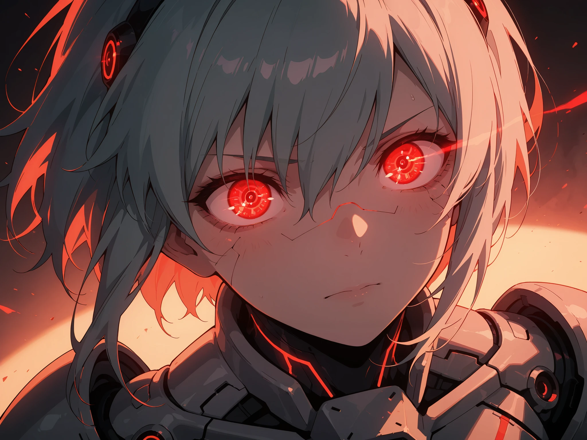 score_9, score_8_up , score_7_up , UHD, Masterpiece, amazing quality, very aesthetic, absurdres, ultra-detailed, break, masterpiece, best quality, ultra-detailed, 8k, illustration, (Cyborg's Eye:1.5, Cybernetic Eye:1.7, dynamic angle:1.3, effect being analyzed:1.3, Circle for Analyse, Magical formation data unfolds around the eyes), Close-up of the eyes:1.5, absurdres effect