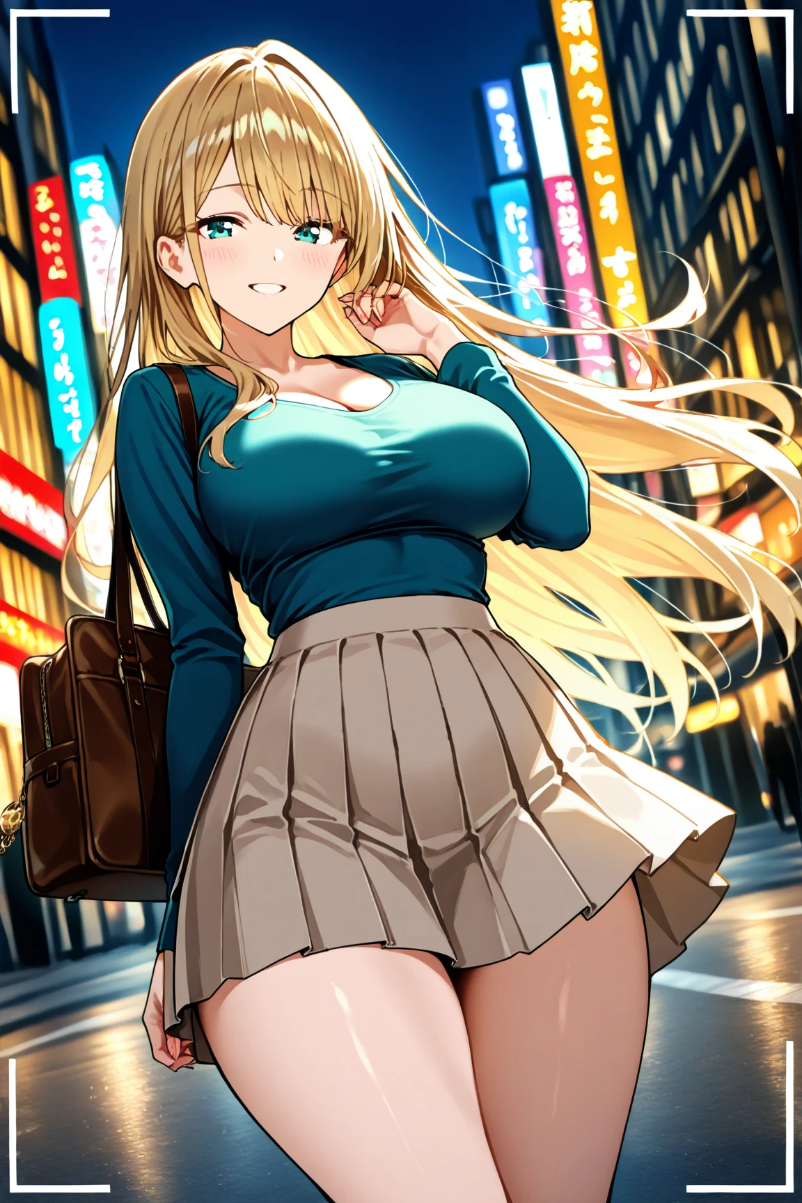 (La mejor calidad) (obra maestra ) Cara perfecta. kawaii & Siniestra princesa belleza joven en la ciudad de Nueva York.