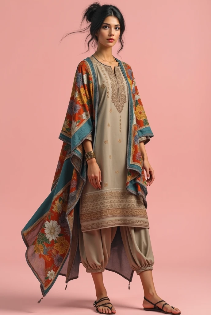 Creat ideas for shalwar kameez and scarf uniform for girls with deep blue kameez