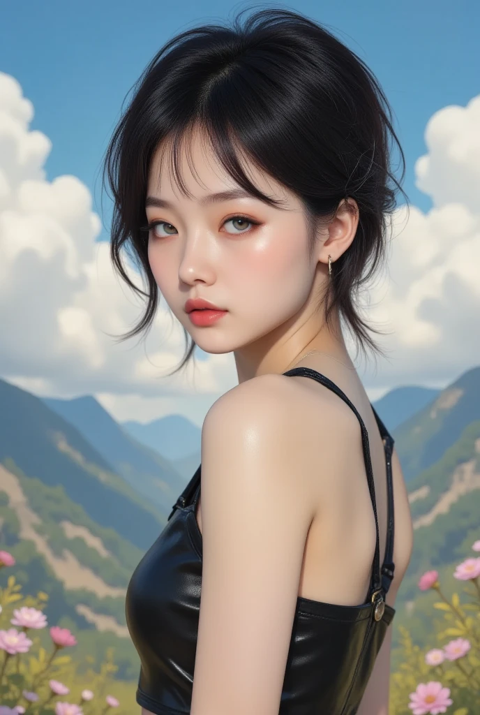 (64k, UHD, RAW photo, best quality, masterpiece:1.4), (realistic, photo-realistic:1.37), ultra high res, photon mapping, absurd Res, (intricate details:0.2), ((photo of 20 y.o girl)), solo, outdoors, water, mountain, ((small breasts)), lace((micro Lingerie)), short hair, angled bob haircut, scenery, winter, lake, (looking at away:1.2), day, sky, reflection, tree, snow, underwater, (((erectnipples))), (((erect nipple))), ((ultra-detailed background)), (detailed female pbuic hair:1.4), ((realistic 3D)), (((CGI))), (((C4D))),