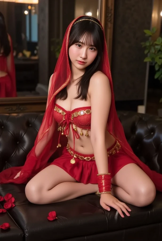 Highest quality、High resolution、8k wallpaper、Perfect dynamic composition、Beautiful Eyes、(((Indian)))、((Dark Skin))、 浅Dark Skinの女性、((Young girl))、((20-year-old))
A woman in a sari takes a photo, (((Indian Goddess))), Traditional beauty, Beautiful Goddess, Gorgeous roleplay, Indian Style, indian super model, Beautiful girl, Gorgeous Woman, Southeast Asia's long, 挑発的なIndian, Gorgeous beautiful woman, Complicated costumes, Hindu aesthetics, Beautiful Asian Girl, Highly detailed goddess shot, Incredible beauty, ((Big Breasts:1.5)) , Deep valley, Sexy belly button、Tight waist、
((temple))、