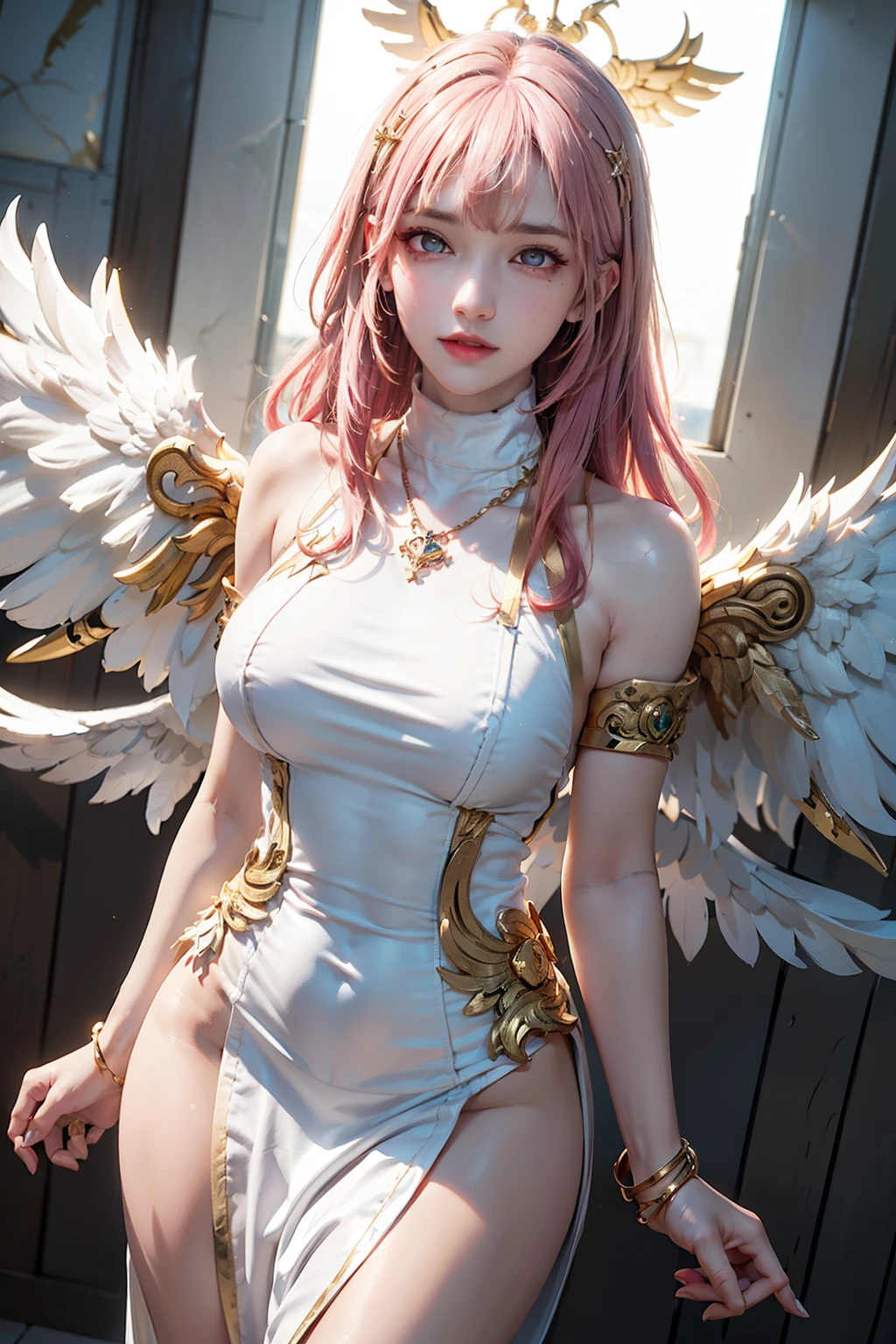 (masutepiece), Professional , masterpiece、top-quality、photos realistic , depth of fields (Gemstone Flower Metal Body:1.4),(Matte Silver Pink、Jewel Gold Weapon、(Gorgeous castle background)、(ultimate beauty girl)、(Flower rainbow fairy wings grow)、(Jewel Flower Metal Body:1.9),Gorgeous Jewel Metal Weapons , Detailed Sword of the Brave ,( a blond) ,warhammer 40k ,((Floral Micro Bikini))、Particles of light、(Beautiful flower garden background)、 adepta sororitas,Detail and ornate jewel crown、独奏、Brown hair、(Gangle's forest background)、Beautiful Caucasian beauty、1a person、dynamic ungle,(((Diamond tiara with detail and luxury)))、a small face、Powerful poses、(Gorgeous castle background)、huge filesize、20 year old beautiful woman、Thin female fingers、Straight long hair、Beautiful Caucasian beauty、Valley、Fairy of Light、Particles of light、