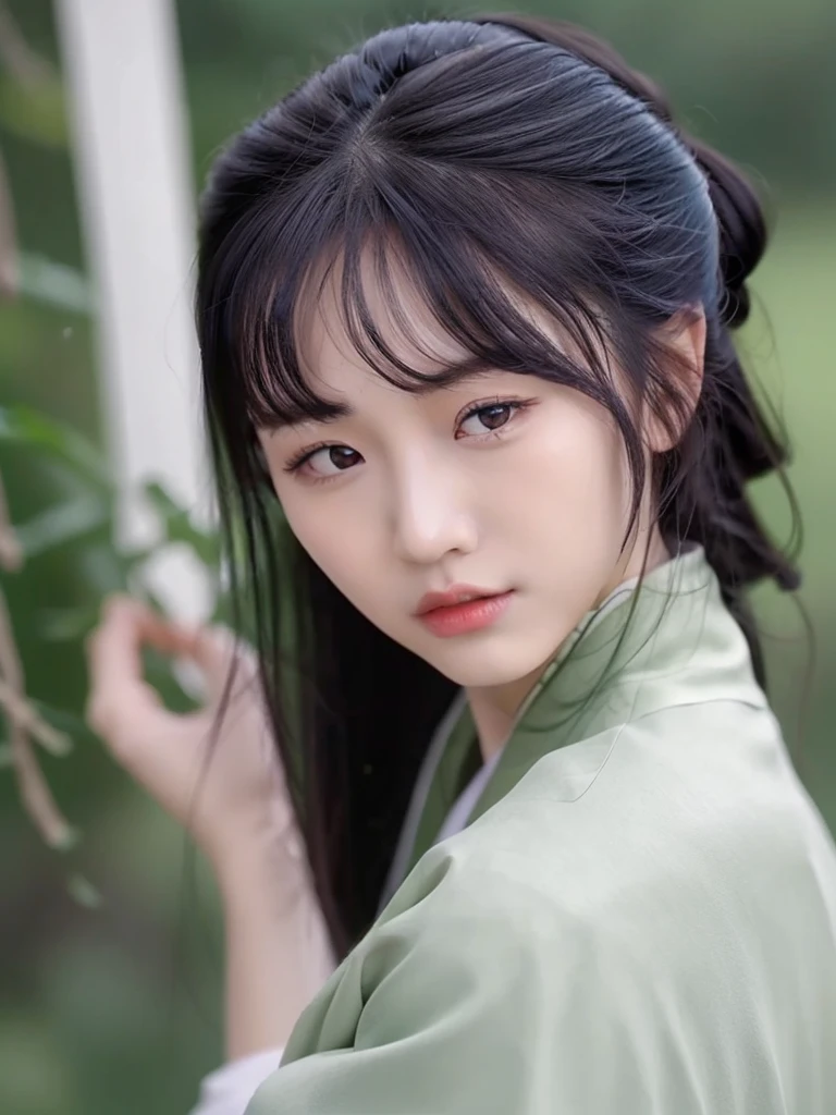 (Raw photography、top-quality)、(realisitic、photos realistic:1.3)、top-quality、ighly detailed、​masterpiece、ultra-detailliert、illustratio、1girl in、Zhuge Kongming