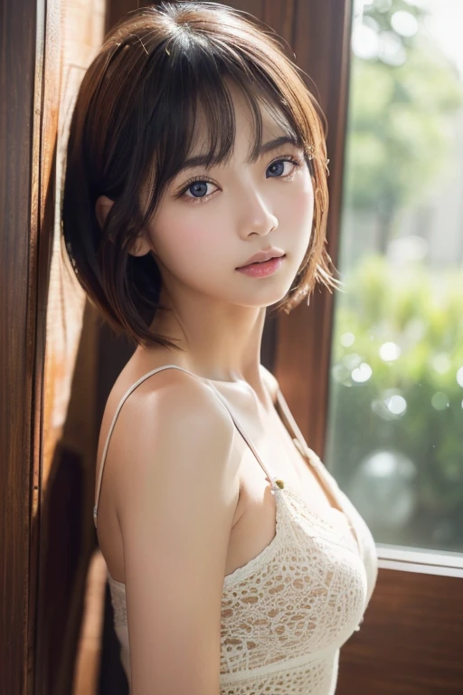 1people,(Wearing colorful stage costumes:1.2),Very beautiful Japanese idol portraits,Face close-up,(RAW Photos,Highest quality),(Genuine,Genuineistic:1.4),(masterpiece),Very delicate and beautiful,Very detailed,2k wallpaper,wonderful,In detail,Highly detailed CG Unity 8K wallpapers,Very detailed,High resolution,Soft Light,Beautiful detailed,Very detailed eyes and face,Beautiful and sophisticated nose,Beautiful and beautiful eyes,Cinema Lighting,(Simple light color background:1.3),(short hair),(Bob),Complete Anatomy,Slender body,Small breasts,smile,{A sheer black yukata}、{Mysterious Shrine}、{Large Torii Gate}、 {Morning sunlight filtering through the trees}、{Japanese Shrines}、{Hair tied up}、{sit cross-legged}、美しいJapanese people women、Sharp focus, Perfect dynamic composition、Tilt your head、Close-up portrait, Model body type、 masterpiece、Highest quality、超High resolution、Ultra-high resolution photos、Smooth upscaled images 、HD resolution,、High Quality Boost,、Contrast Boost、Hyperrealism、Super fine、8k、elegant、 1people、Japanese people women、美しいJapanese people women、Ultra detailed face,、A captivating smile、cute、White skin、Fair skinの美しい肌、Brown eyes、Beautiful symmetrical face、Small face、Age 25、Beautiful black hair、 Beautiful small breasts、Skin between genuine people、Perfect figure、Perfect anatomical figure、whole body photos、Detailed and realistic people bodies、Detailed and realistic skin、Realistic face in every detail、Detailed and realistic eyes、Detailed and realistic lips、Detailed and realistic teeth、Detailed and realistic ears、Detailed and realistic hair、Beautiful Hands、Realistic feet down to the last detail、Realistic breasts down to the last detail、Realistic areola down to the last detail、Realistic nipples down to the last detail、Realistic female genitalia down to the smallest detail、Realistic vagina down to the last detail、Detailed and realistic clitoris、Realistic anus down to the last detail、Thick pubic hair with realistic detail、whole body、whole bodywhite skin、Fair skin、Check and fix the skeleton、Pubic hair is thick、Thick pubic hair、 Completely naked、urination、Pleasant expression、Blushing cheeks and an ecstatic expression, Leaking urine、A sex toy is inserted into the anus、Bun Hair、Wearing sandals、{Yukata Girls}、Put your arms behind your back、Open your mouth、 {In the mysterious forest}、Wooden table、{surrounded with plants}、