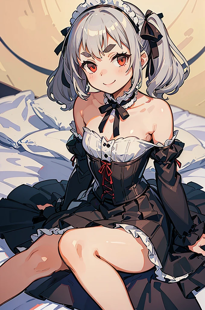 (((Beautiful illustration、top-quality、cute petit girl、Perfect limbs:1.3、perfect fingers:1.3、perfect anatomia:1.3)))、(transform sequence)、((maid style leotard))、sixteen years old、Slender beautiful girl、Fractal Art、baby-face、((stright long hair))、big drooping eyes、Crying with both eyes closed、perplexed、Full Body Display、(1 persons)、long-sleeve、bedroom、(knee high socks)、a bed、laying on back、(highleg)、Fox ears、Angle from directly above、