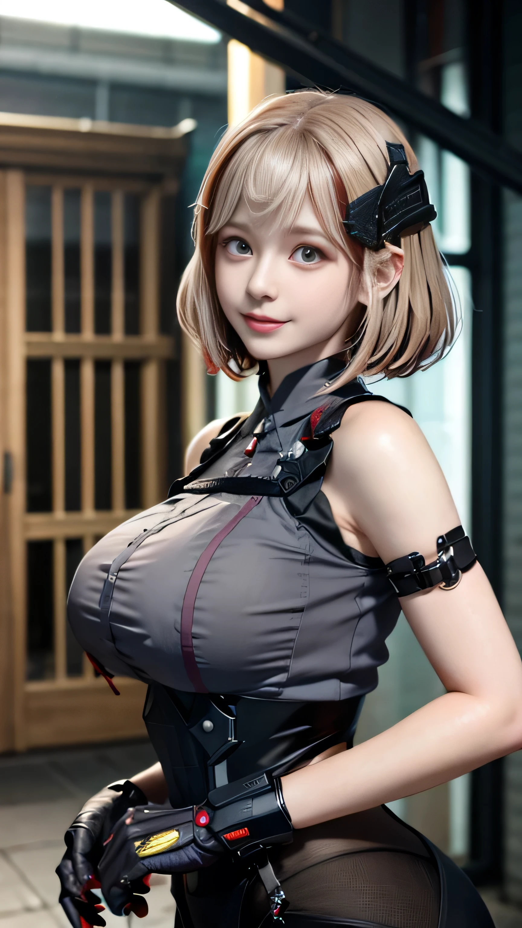 masterpiece,(Highest quality),very detailed,very detailed,1 girl,(Mechanicalwing:moneyen, Eyeliner:green,moneyenrarmor:1.2,Long, thin ears:0.8),( Cyberpunk Town :1.5,arms: energy blade ),(Fantasy Scenery:1.2,natural light:1.5,confident expression),( panorama:1.2),Mecha, smile,angle,Angels, wing,money,Born,close