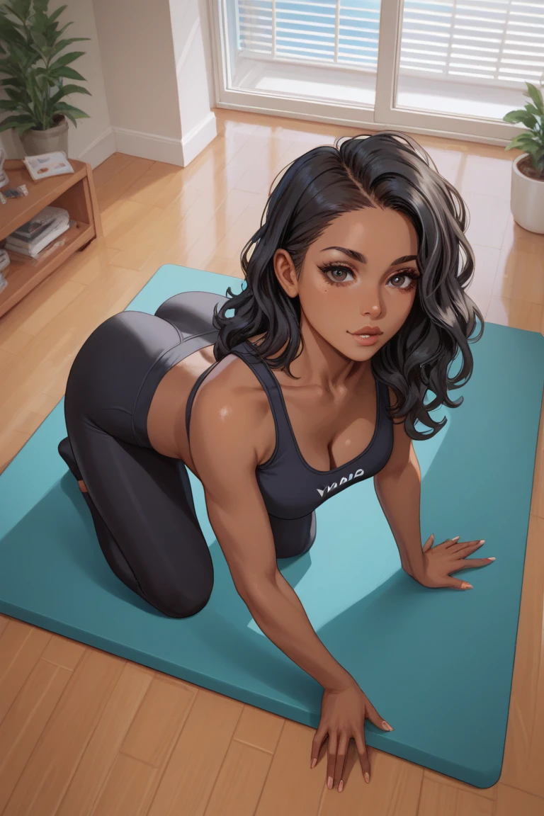 a beautiful woman, Kale, Kale, sexly, appealing, provocative, sun tanned body, sun-tanned breastsout, tan lines on the buttocks, breastsout, on all fours with your buttocks up, (best qualityer, 4K, 8k, high resolution, work of art:1.2), ultra detali, (realisitic, photorealisitic, photo-realisitic:1.37), HDR, ultra HD, studio lighting, ultra-fine painting, sharp focus, Physically based rendering, extreme detailed description, proffesional, bright coloured, bokeh, portraite