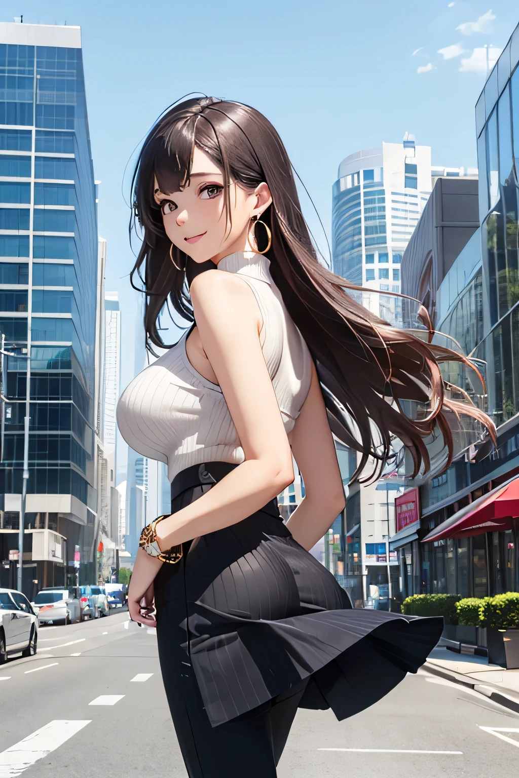 Highest quality、High resolution、Detailed Background、(Beautiful face in every detail:1.4)、Highly detailed face、Teenage beauty、(Huge breasts:1.2)、(Detailed facial expressions:1.2)、Detailed eyes、Light color hair、Long Hair、Wavy Hairstyle、Cute Eye Makeup、Cute Lip Makeup、Perfect body line、Do cute things、Accentuate your breasts、Accentuate your cleavage、

(A beautiful model with a background of contemporary architecture and unique design buildings:1.5)、

You can create a sexy look by incorporating see-through items.、See-through blouses and skirts、See-through pants, etc.、By combining it with an inner camisole or shorts, you can adjust the exposure and enjoy sexiness.、
Contemporary architecture and unique design buildings、Very original and innovative design、
The building features curved shapes and innovative construction in steel and glass.、
The building features curved and angular shapes and modern materials such as glass and steel.、
The building features a glass facade and energy-efficient design.、
Walt Disney Concert Hall in California and the Guggenheim Museum Bilbao in Spain、Germany&#39;s Dresden State Art Museum and Austria&#39;s Vienna Zentralbahnhof、London City Hall in the UK and Berlin Central Station in Germany、very beautiful
