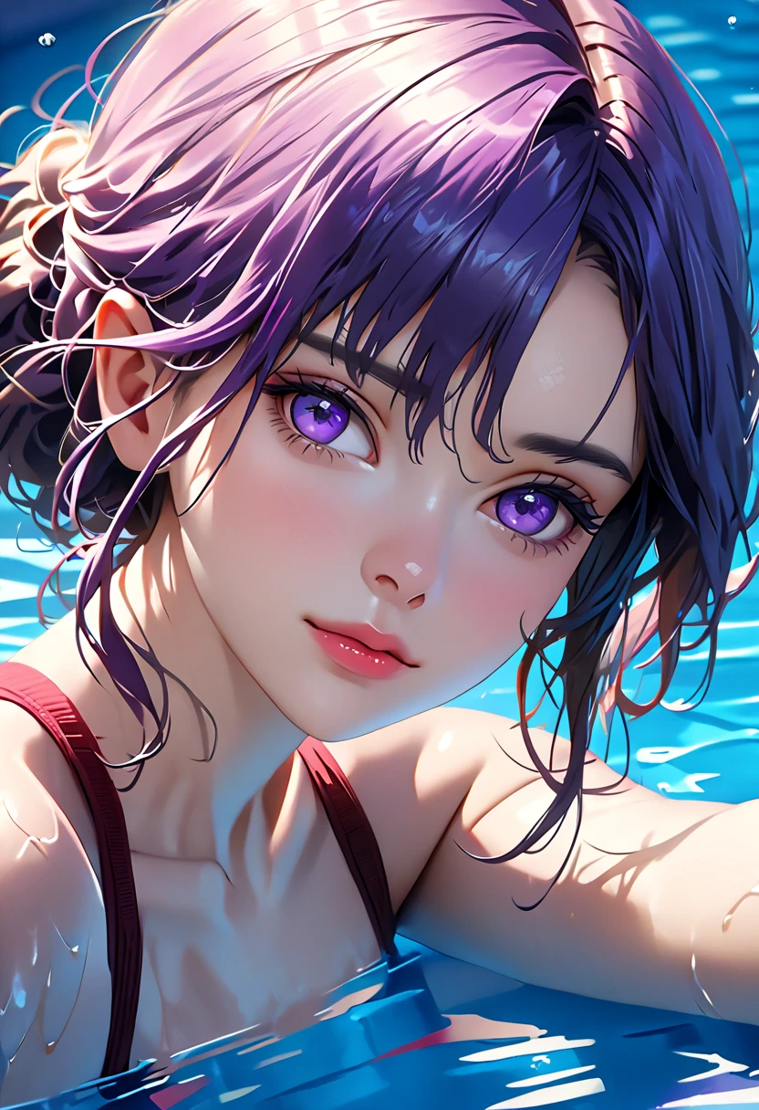 Girl swimming underwater,Ultra-detailed rendering style,Shine,,green,Brush,Surreal oil painting,Shine目,Head close-up,Exaggerated perspective,Tyndall effect,Water Drop,Mother of pearl rainbow color,holographic white,Black background,Purple Eyes,Stars in your eyesがある、Purple Hair,Stars in your eyes、Stars in my eyes、Purple Hair,Stars in your eyes、Stars in my eyes、Purple Hair,Stars in your eyes、Stars in my eyes、Purple Hair,Stars in your eyes、Stars in my eyes、Purple Hair,Stars in your eyes、Stars in my eyes、Purple Hair,Stars in your eyes、Stars in my eyes、Purple Hair,Stars in your eyes、Stars in my eyes、Purple Hair,Stars in your eyes、Stars in my eyes、Purple Hair,Stars in your eyes、Stars in my eyes