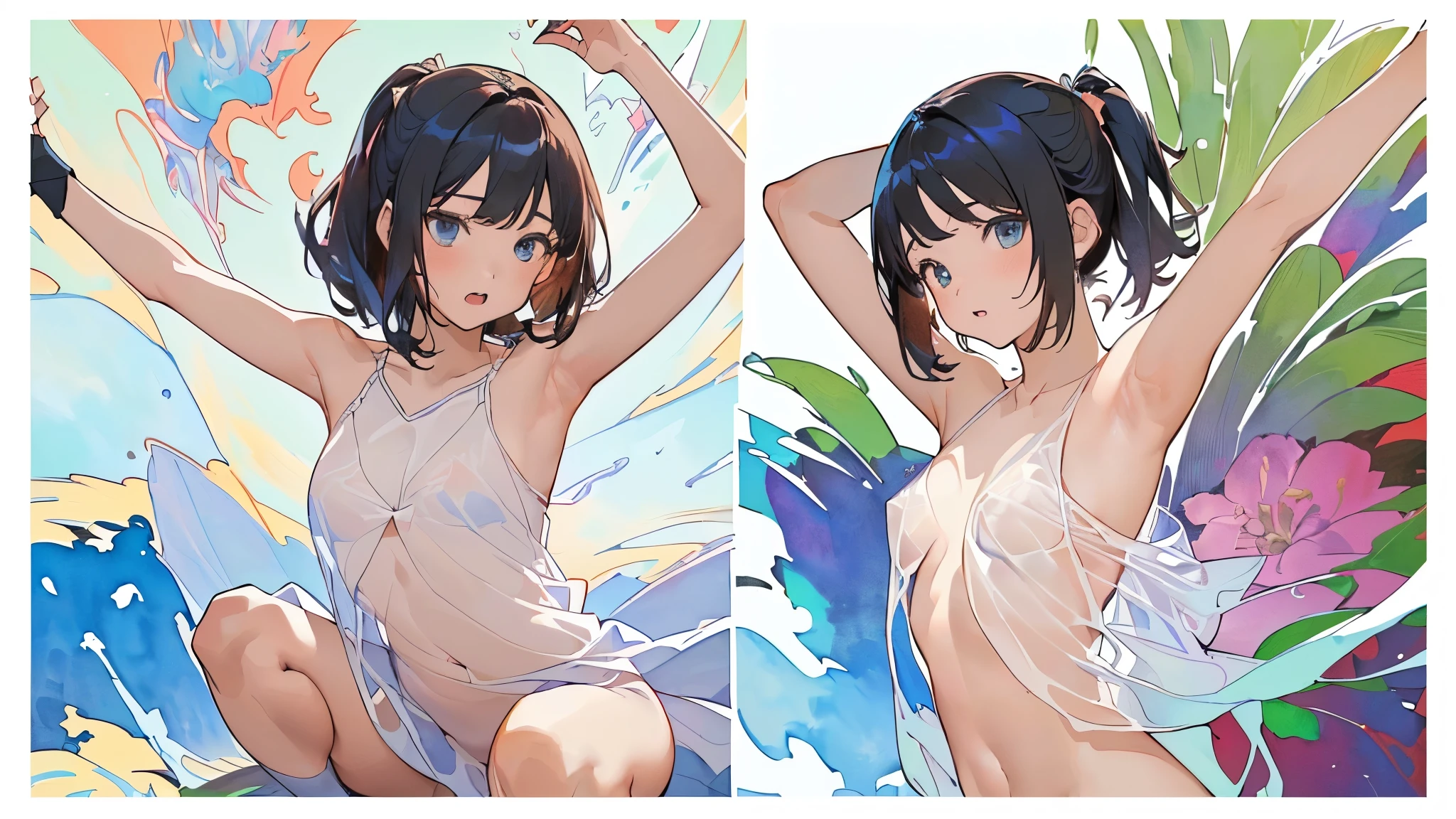 Naked futanari