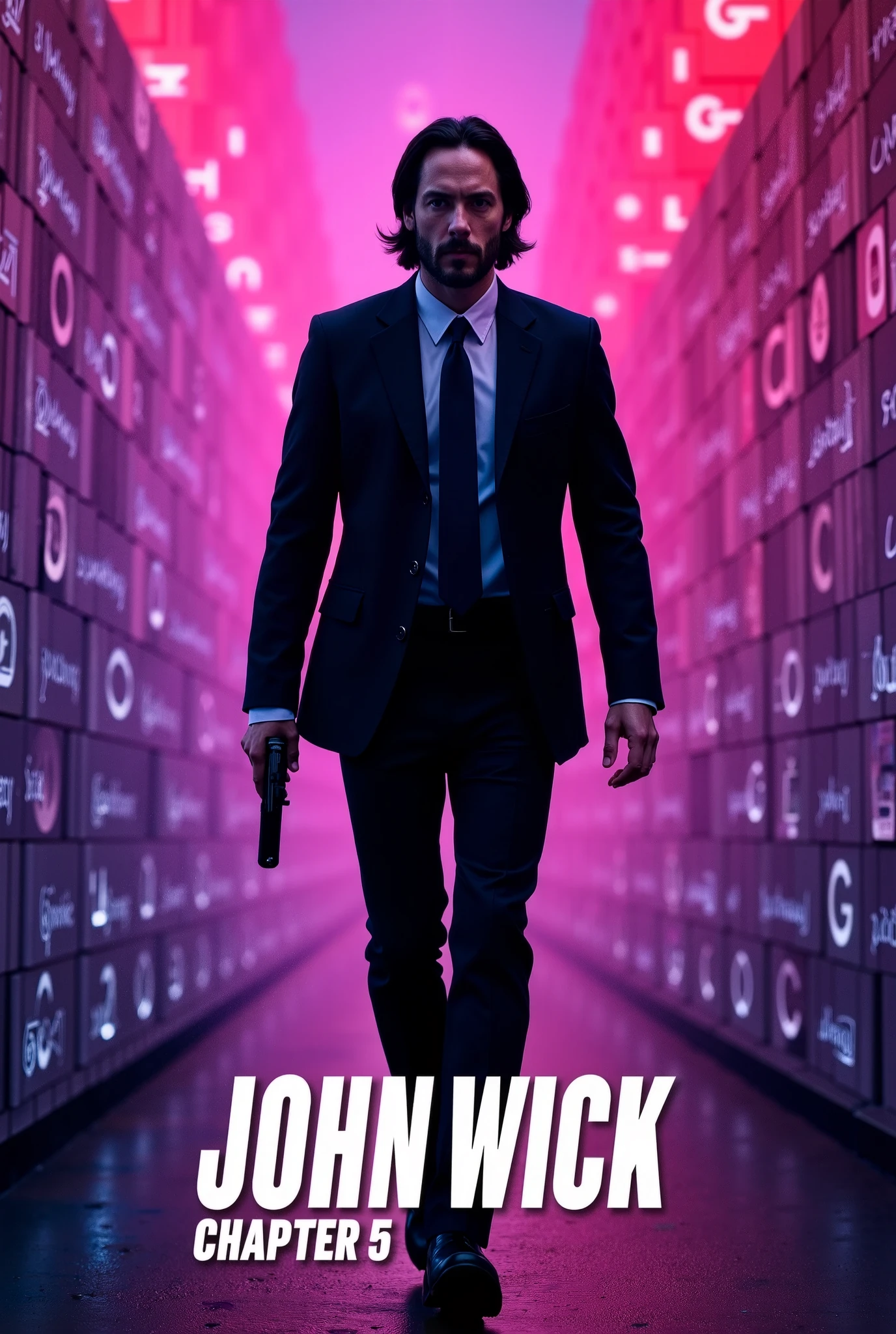 John wick chapter 5 poster - SeaArt AI