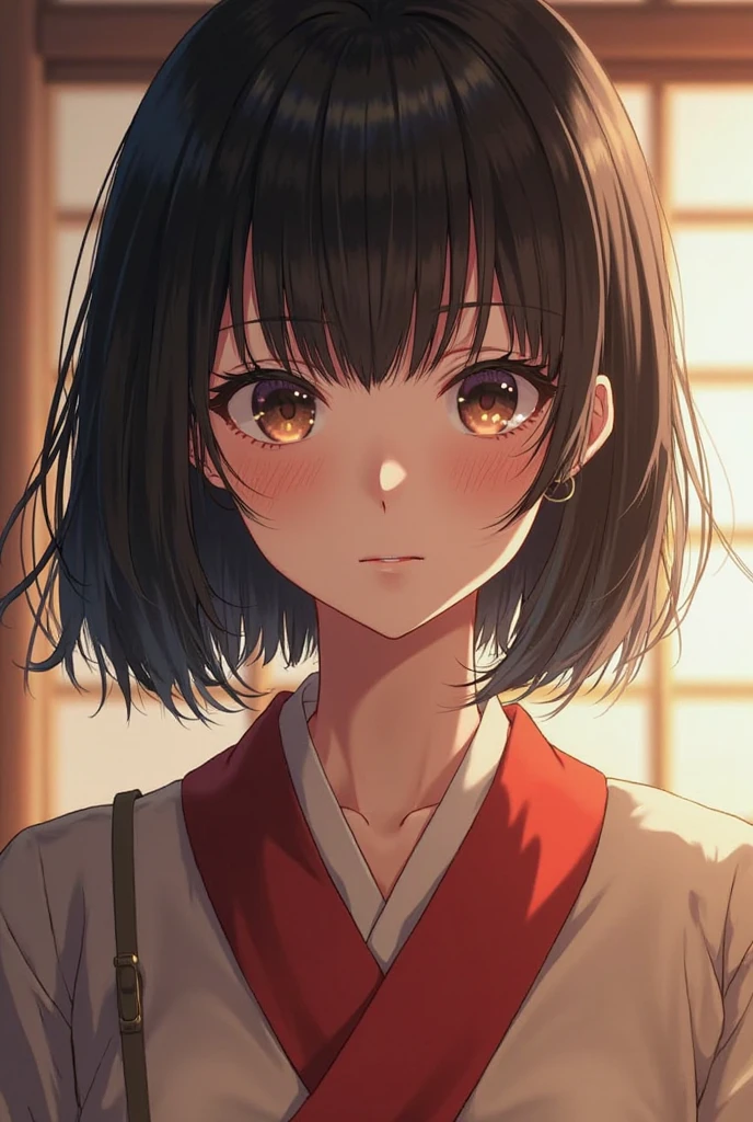 PremiumQuality, Masterpiece , HD, 1girl, Beautiful perfect face, bob cut, japanses clothes,komono, Intricate Details, Cinematic feeling, 8 thousand, Very detailed