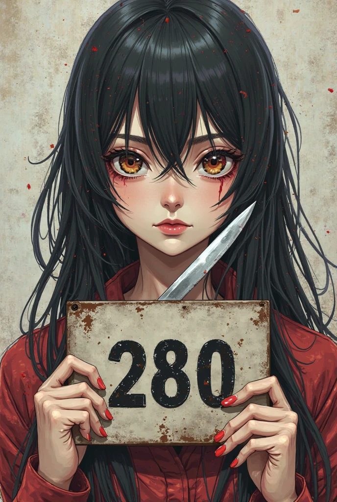 yandere girl, anime style