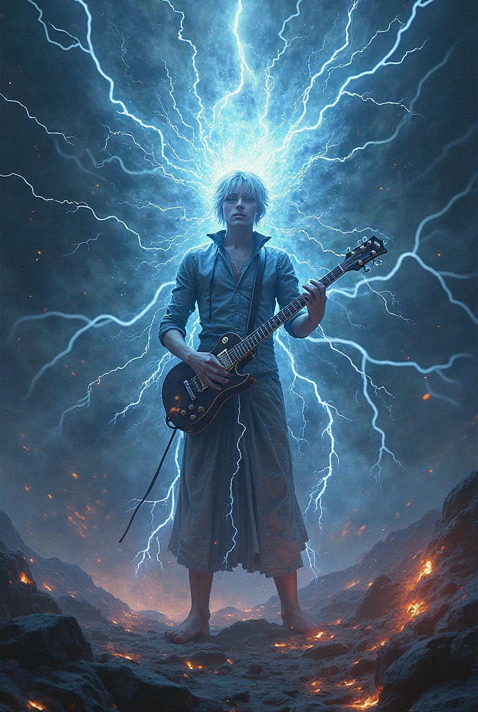 Electroshock lightning lightning voltage electricity spirituality rock music future epiphany rock and roll electric guitar