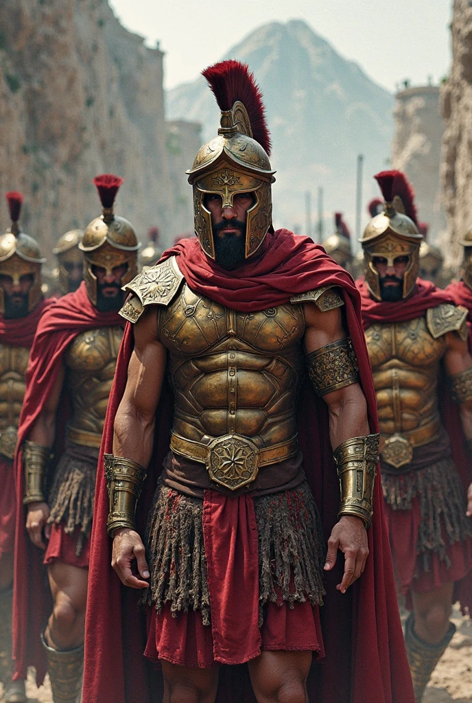 Create a detailed image of the annual Spartan event, featuring a massive arena where the best Spartan warriors and the bravest Helot slaves prepare to battle to the death, digital UHD (64k) image, cinematic film still dramatic side lighting, dramatic intense stare closeup portrait,  hdr,  shallow depth of field, vignette, highly detailed, high budget Hollywood film, cinemascope, moody, epic, gorgeous
, Highly detailed and clean, Photorealistic and cinematic masterpiece, professional photography, realistic, realism, 200k , Raytracing and light effect, digital, perfect composition, beautiful detailed intricate insanely detailed octane render trending on artstation, 8 k artistic photography, photorealistic concept art, soft natural volumetric cinematic perfect light, the morning mist shone on their bodies, award - winning photograph, masterpiece, raphael, caravaggio, greg rutkowski, beeple, beksinski, giger