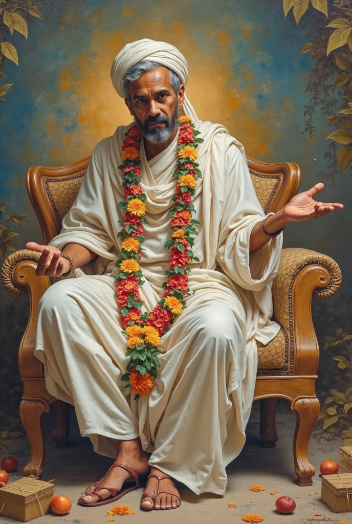 Pasumpon Muthuramalinga thaver
Sitting in the chair