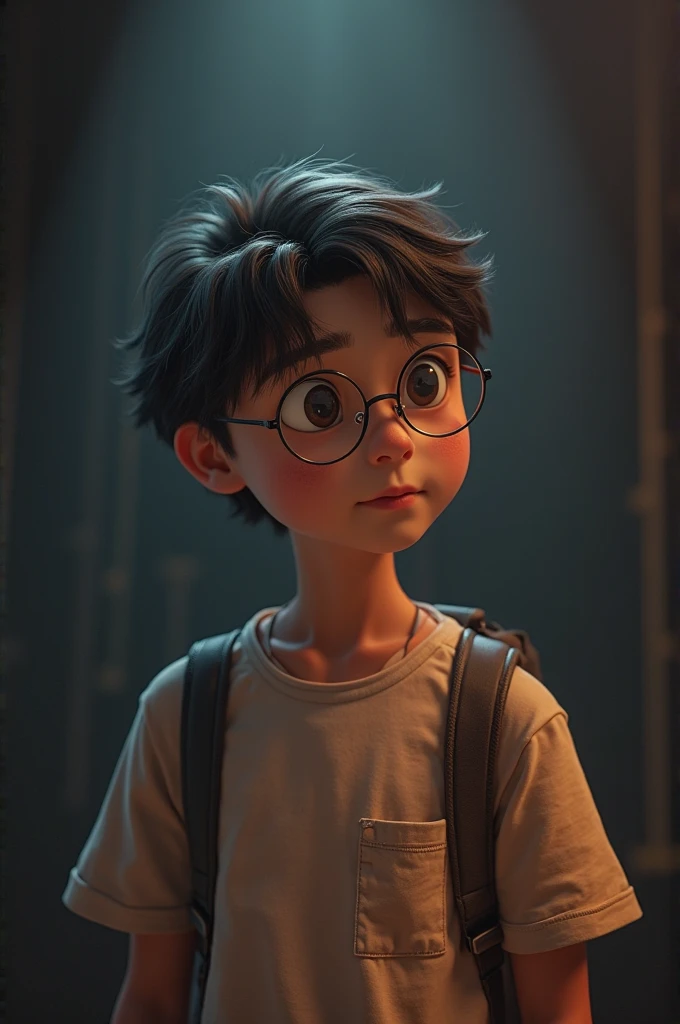 Create a 3D child character telling a story looking at the camera to be posted on the youtube channel.