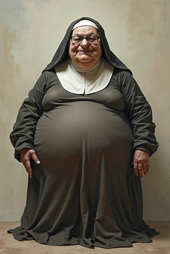 Old nun with a big ass