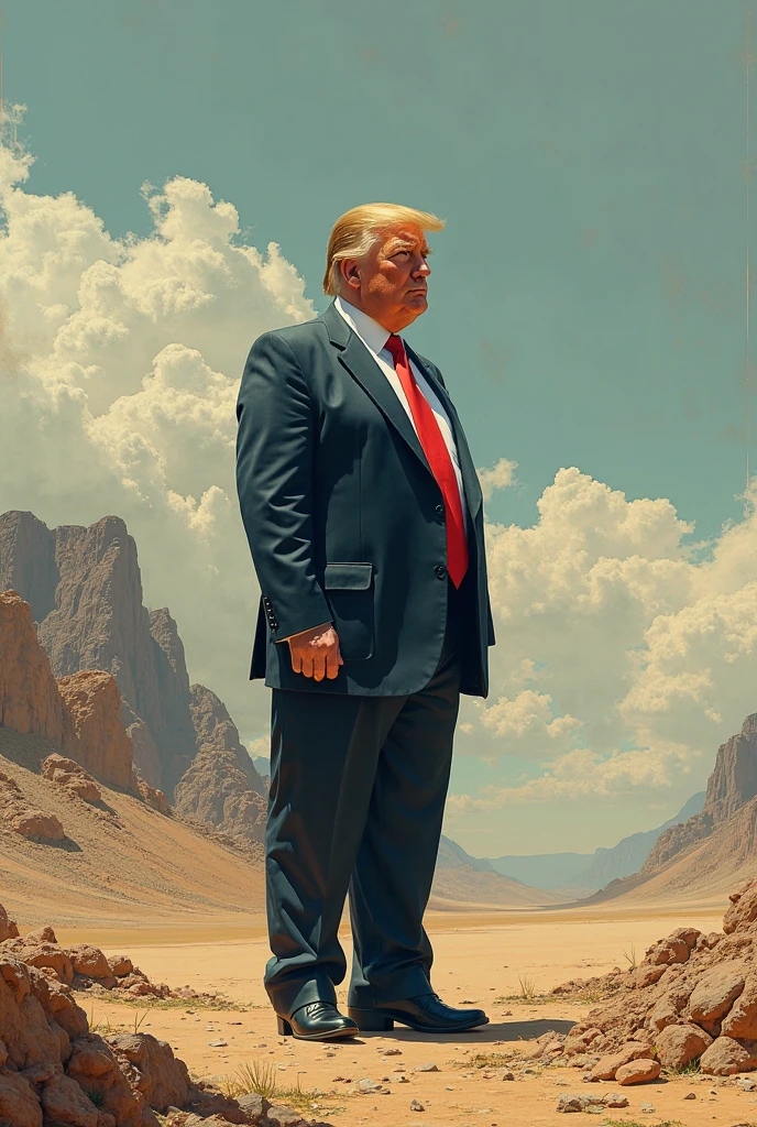 photo of sks person , Cinematic photography, movie mood, cinematic light, compelling composition, storytelling elements, conveys emotion, mood, and narrative depth, creating visually striking images that feel like still frames from a film <lora:locon_donaldtrump_v1_from_v1_64_32:1>