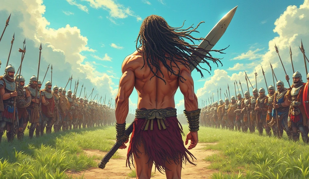indian muscular warrior killed seven
soldiers of the British forces using his sword and shield moment their swords were seen flashing in the setting sun; but, in the combat,