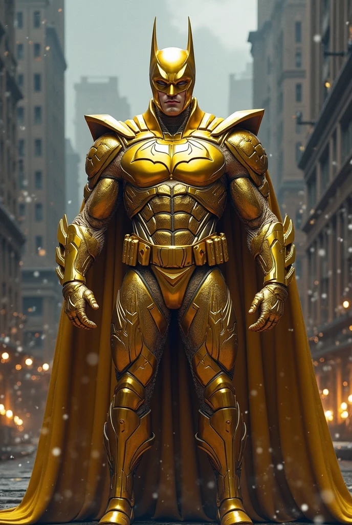 Deadpool In Gold Plated Costume 
