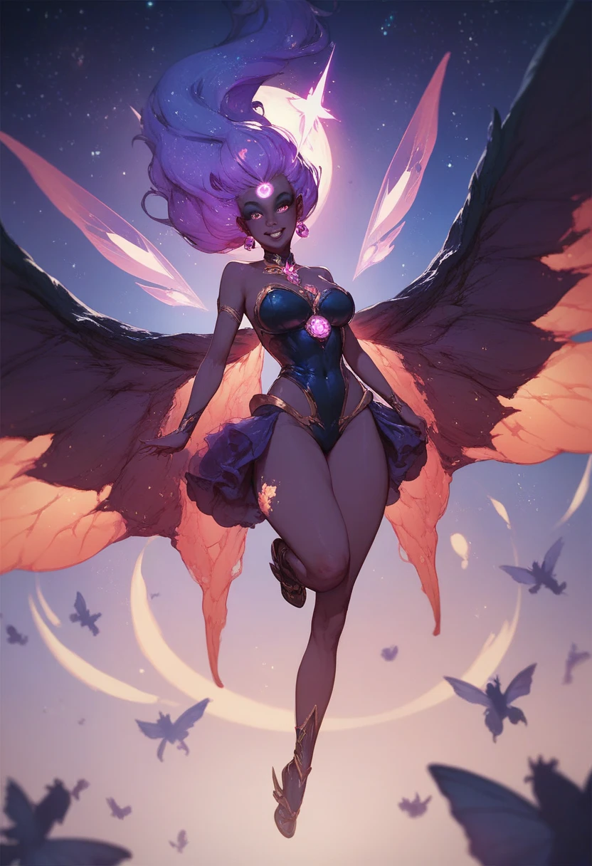 "A magnificent drag queen radiating a captivating and ethereal essence, reminiscent of the resplendent colors and grace of a majestic rainbow peacock."