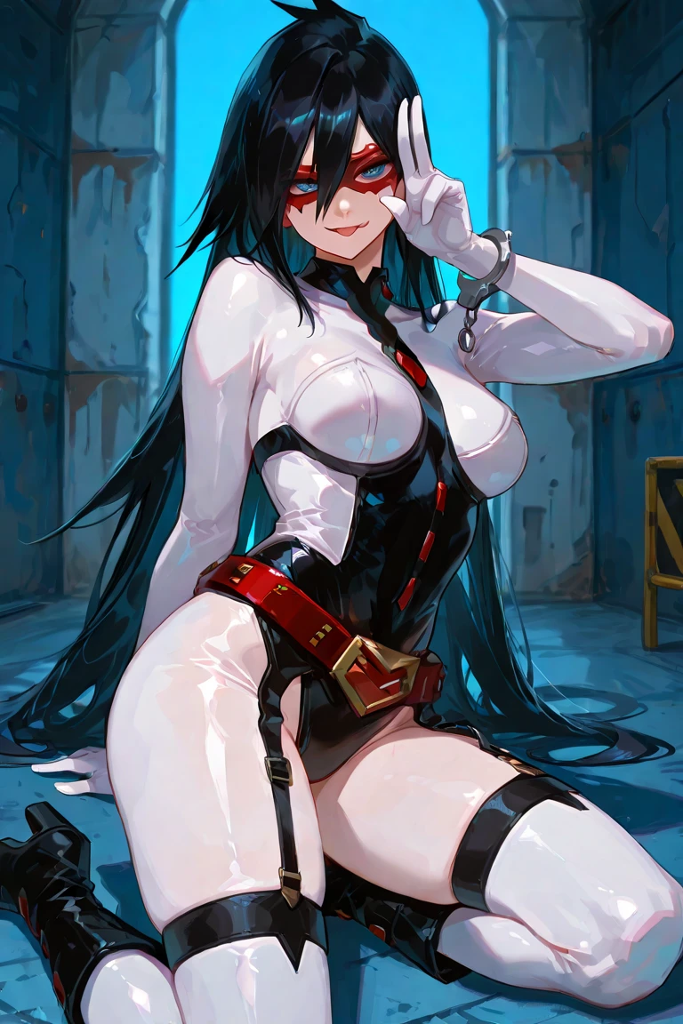 Boya Hancock V2, 1 Girl, Solitary, Black Hair, Long hair, Jewelry, Shut up, (((Medium breasts, Slim girl))),Bondage的手臂， Behind the arm， high resolution， Highest quality， Implications， Extremely detailed， （Delicate face）， （Delicate eyes），Best quality， Extremely detailed， masterpiece，1 Girl，rope,Bondage,Bundle,gag,tape gag，Frightened expression，barefoot，struggle，Sweating，Hands and feet are tied，In the cell , nude