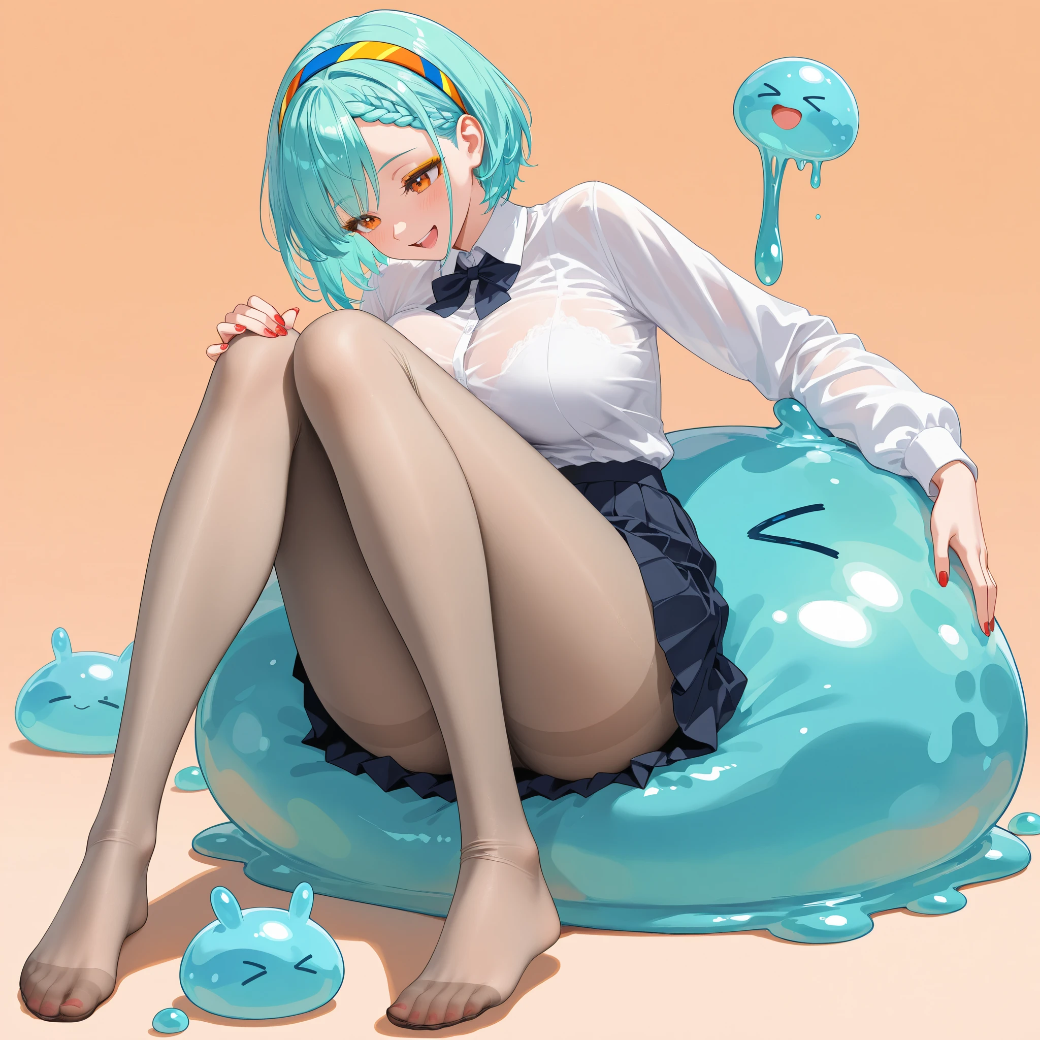 1girll,(Camel toes:1.6)Show with open legs,White transparent one-piece stockings,Transparent clotheasterpiece,Best quality(aquarelle:1.1)(brunette color hair,Yellow-haired,Pink hair,Green hair,Yellow-haired,blond hairbl,blue colors,light blues,Light pink,Light gold,greys,red colour)(short detailed hair,long whitr hair,dual horsetail,Qi bangid hair)(Light blue eyes,Red eyes,White eyes,Cyan eyes,green color,purpleish color,),(Thigh 0.7),A high resolution,,Happy expression,fanciful, facing front, black lence stockings,Camel toes,(Camel toe 1.6)Camel toes are pronounced,(White one-piece transparent clothes,Pink one-piece transparent clothes,Clothes transparent,Cyan one-piece transparent clothes,Dead reservoir water)(The legs are open,Open your legs,showing panties)8K quality,,Lie down in bed。)),1girll, (Pool scene,Market scene,Warehouse scenario,Storage room scene,Royal Palace scene,Deep forest scene,Street view scene)
