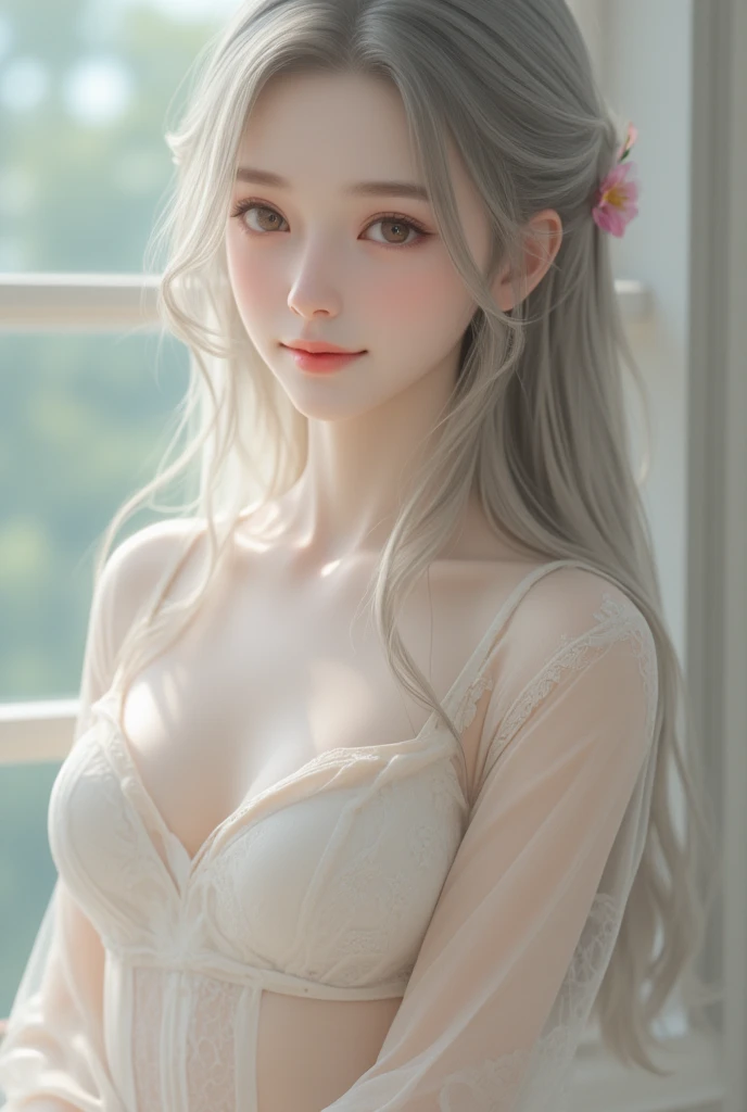 ((David Hamilton:1.37, White and vivid colors))、(Tiny Oppai-Loli Twins:1.37)、{(Dynamic-angle)|(from side)|(from back)|(from below:1.2)}、{(((Kissing face to face)))|(Standing Full Body:1.2)|Wide Shot}、{(Floating hair:1.2)|(Strong wind)|(Ass focus)}、8K best quality、((Masterpiece:1.2、Photo-realistic:1.4)), { kodachrome | realistic | photorealistic | RAW }、((Detailed KAWAII Face、Detailed glistening ivory skin))、Extremely Detailed、Smooth shading、{Zoom Layer|clear focused}、Soft Lighting with many Follow lights、{Childish|Gigantic Cleavage:1.37}、((school uniform with white tiny panties:1.37))、{Flowers|Flower wreath|ssmile|perplexed|seductiv|Different types of hair colors}、{(Light Particles:1.2)|(Lens Flare)|(Luminescent Particles:0.6)}、{Forest Lakeside|Lakeside Cottage|Before dawn|magic hour|morning glow|foggy}、{ Whole Body proportions and all limbs are anatomically accurate | ((no extra limbs)) } .