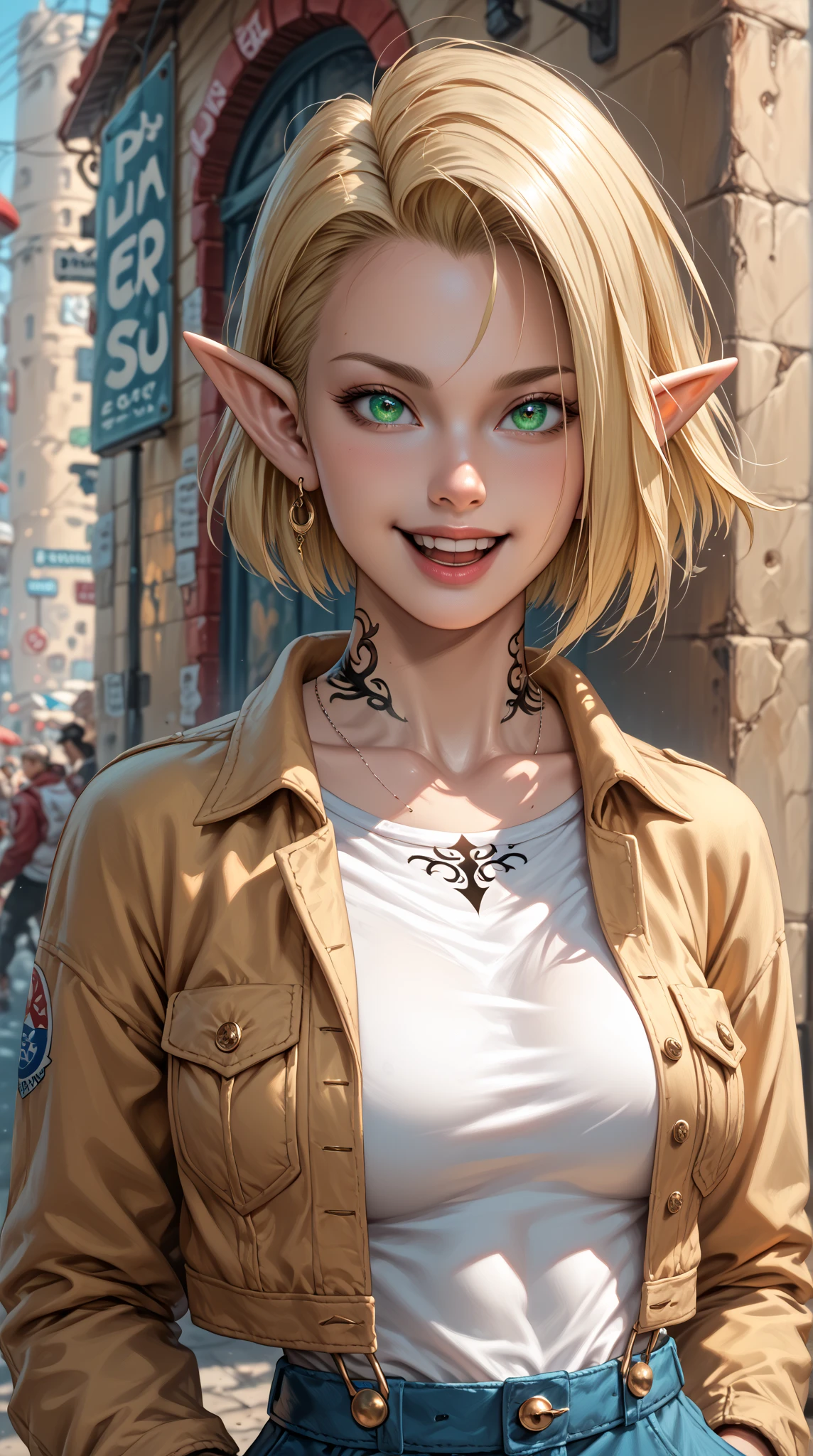 (masterpiece, absurdres, best quality:1.2), 1girl, solo, 1girl, portrait, precise, head only, finely detail, depth of field, shine, highres, original, perfect lighting, colorful, centered, realistic face, photorealism, yellow bodycon tank top, platinum hair, bob cut, ring earrings, red lipstick, pointy ears, blunt bangs, huge breasts, <lora:Prop_Sunglasses_v1:0.6>, (glasses, sunglasses, round tinted glasses),, <lora:animeLineartMangaLike_v30MangaLike:0.4> <lora:thesabuStyleV2Locon_v4Type1:0.5> <lora:krekkovStyleLora_v10:0.15> <lora:warlockAndBoobsStyle_v10:0.15>