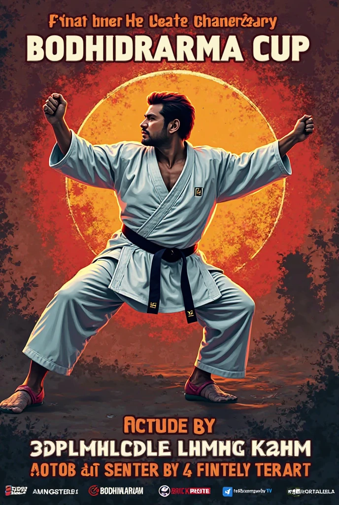 Tony kaipatoor ,a kerala boy who trains karatte movie poster 