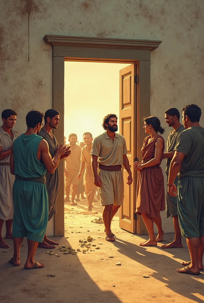 Edesia Greek woman traveling with her 2 young adult male sons to Athens