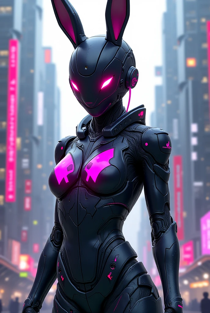 assaultron, itrobo2022, 1girl, solo, breasts:1.4, looking at viewer, robot, humanoid robot, robot joints, one-eyed, joints, no humans, ((black armor, black pants)), wide hips, curvy, mechanical arms, crotch plate, science fiction, post-apocalypse, outside, large breasts
lot of rgb,(spider lower abdomen),
(((nsfw))),
motorcycle black helmet,(wearing head-mounted display that is chunky and hi-tech with neon lights:1.2), corporate logos,complete helmet,no face,black body,black skin,black robotic body,((((technological face mask,Cybernetic_Jawless, mask)))),
(dynamic pose:1.0),solo focus,embarrassed,centered,scale to fit dimensions,Rule of thirds,
outdoors,((night view)),(very pretty city neon synthwave,cyberpunk night street Background:1.5,dark sky,thick clouds),future vehicles,((neon lights)),thick clouds,(cyberpunk style,neon lights, (synthwave theme background), lonely street),(((detailed background:1.25))),
(best quality),(high resolution),(sharp focus),(ultra detailed),(extremely detailed),(extremely high quality artwork),8k_wallpaper,(extremely detailed CG 8k),(very fine 8K CG),((hyper super ultra detailed perfect piece)),flawless,(((masterpiece))),illustration,vibrant colors,(intricate),High contrast,Selective lighting,Double exposure,HDR (High Dynamic Range),Post-processing,Background blur,