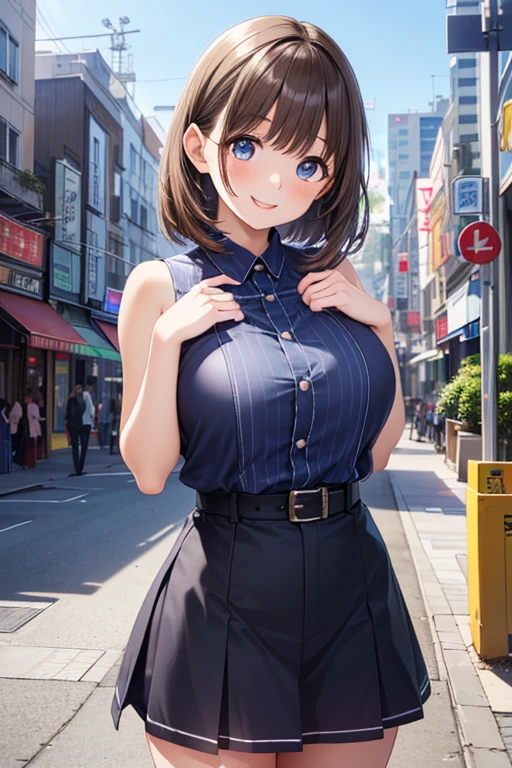 ((((Pixel Perfect, Perfect in every detail))), alone, One girl, ,, big , green top,Exposing shoulders, View your viewers, smile, , (Upper Body , Lower Body Front: 1.3 ), Are standing, In the city
、anegasaki nene、Shiny brown hair, short hair, (Beautiful brown eyes)、smile、Sparkling eyes, (Fine grain)、Ultra-detailed eyes、Highly detailed face, Highly detailed eyes,Cowboy Shot、