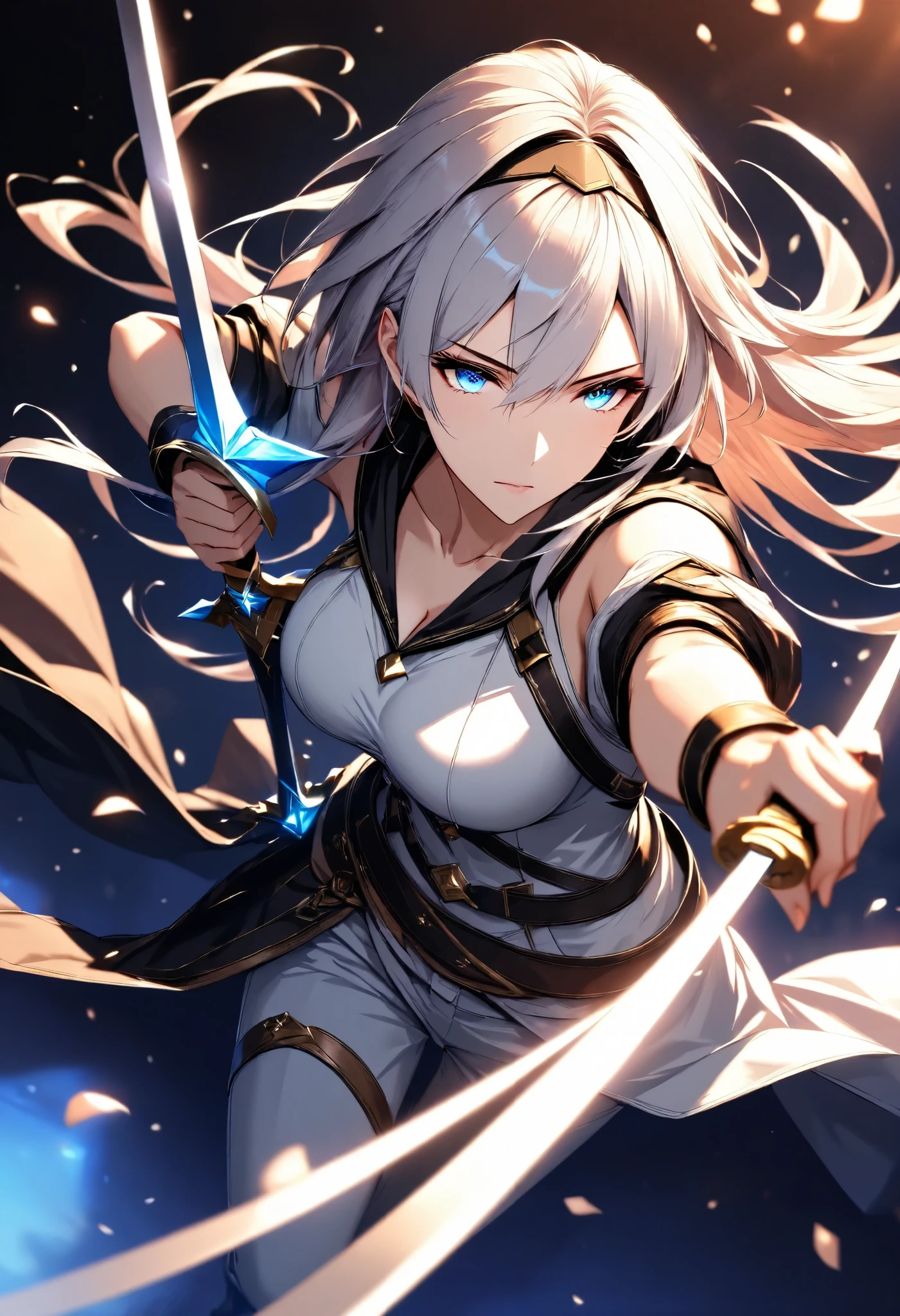(masterpiece, best quality:1.2), ( female 1 person, Character "Atlas", alone), sword dancing, Powerful dynamic compositions, Motion blur that creates a sense of speed,
ROUGH,