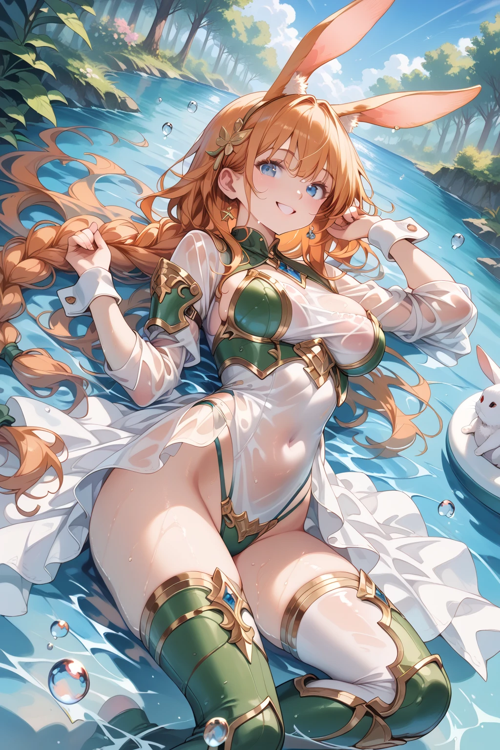 Very detailed CG Unity 8K 壁紙),(masterpiece), (Highest quality), (Very detailed), (Best illustrations),(Best Shadow)、Big Breasts、比基尼、Seaside、